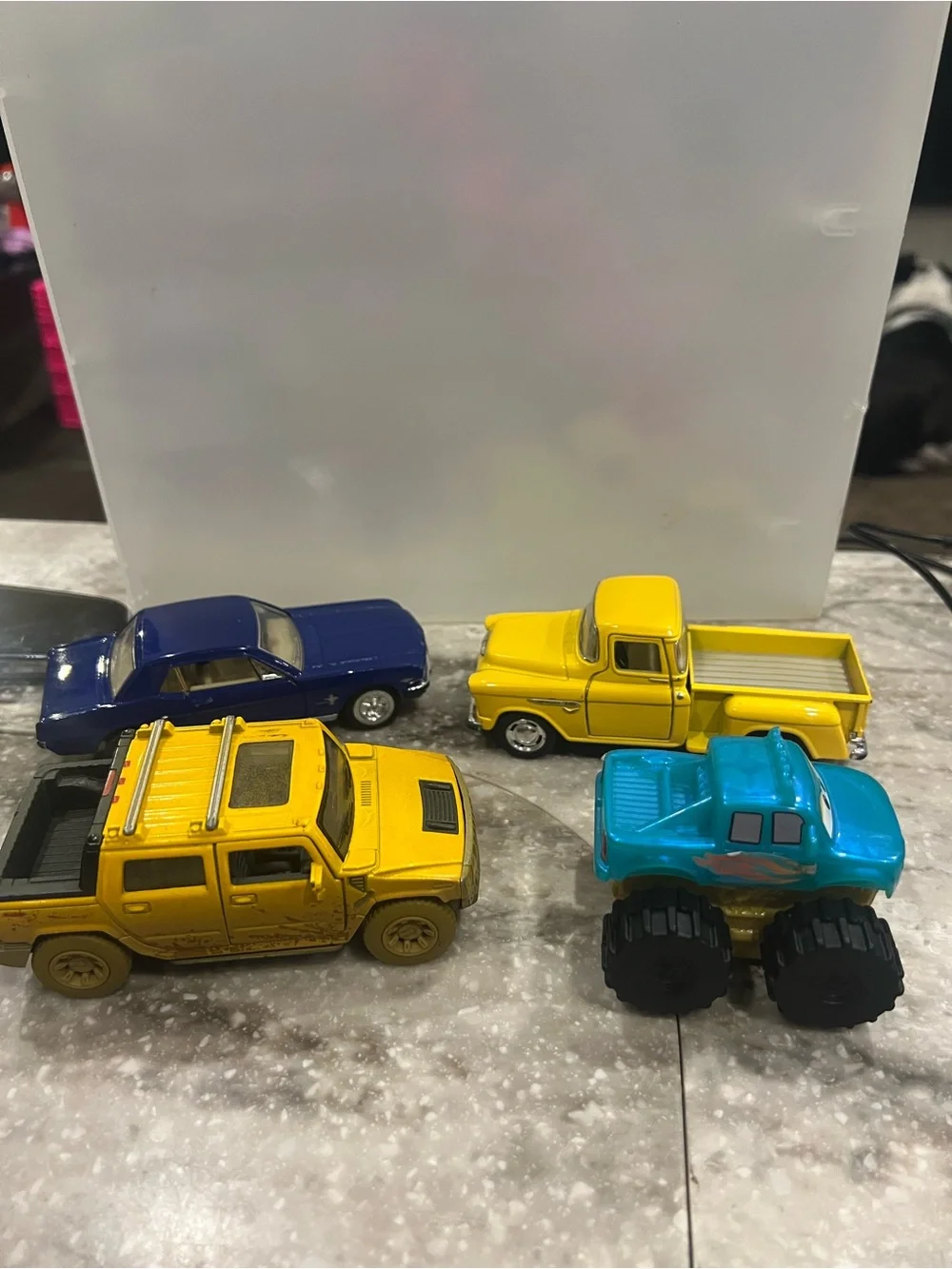6-Piece Toy Car & Truck Lot – Tonka, Die-Cast & Disney Cars